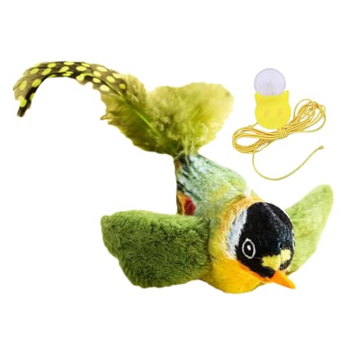 Interaktives zwitscherndes Vogel-Katzenspielzeug, realistischer , berührungsaktivierter Tweet, ansprechendes Kätzchenspiel, Katzenübung & Bereicherung, niedliches Katzenminze-Spielzeug, geeignet Interaktives zwitscherndes Vogel-Katzenspielzeug, realistischer , berührungsaktivierter Tweet, ansprechendes Kätzchenspiel, Katzenübung & Bereicherung, niedliches Katzenminze-Spielzeug, geeignet von Gitekain