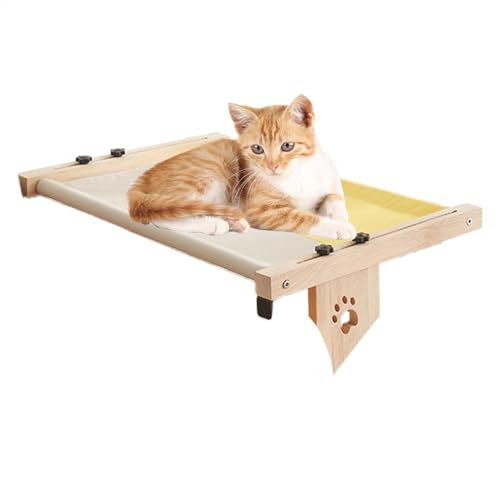 Katzenbett aus , Nistsitz, verstellbare Katzenfensterbank Sitzstange, Katzenhängematte Sitz mit Kissen, Katzenbett zum Schlafen und Spielen, Fensterhängematte für Katzen, Katzennest aus zum Katzenbett aus , Nistsitz, verstellbare Katzenfensterbank Sitzstange, Katzenhängematte Sitz mit Kissen, Katzenbett zum Schlafen und Spielen, Fensterhängematte für Katzen, Katzennest aus zum von Gitekain