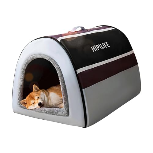 Katzenbetthöhle, faltbares Hundehaus, Haustierhöhle für den Innenbereich, abnehmbare Katzenhöhle, abnehmbare Unterstützung, Haustierbett, gemütliches Katzenversteck, Haustierhöhle für Kätzchen, kleine Katzenbetthöhle, faltbares Hundehaus, Haustierhöhle für den Innenbereich, abnehmbare Katzenhöhle, abnehmbare Unterstützung, Haustierbett, gemütliches Katzenversteck, Haustierhöhle für Kätzchen, kleine von Gitekain