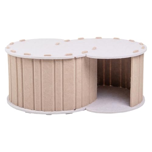 Katzenhöhle Donut, großes Filz-Tunnelbett, abnehmbares Kratznest, gemütliches Spielen und Ausruhen, ideal für Kätzchen, Katzen, Hasen, kleine Haustiere, Zuhause, 39,4 x 58,1 x 24 cm Katzenhöhle Donut, großes Filz-Tunnelbett, abnehmbares Kratznest, gemütliches Spielen und Ausruhen, ideal für Kätzchen, Katzen, Hasen, kleine Haustiere, Zuhause, 39,4 x 58,1 x 24 cm von Gitekain