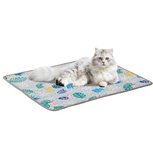 Kühlmatte für Hunde, weich, faltbar, für Hunde und Katzen, kratzfeste Isomatte, für drinnen und draußen, tragbares Bett für heißes Wetter, stabile Konstruktion, 60 x 50 cm Kühlmatte für Hunde, weich, faltbar, für Hunde und Katzen, kratzfeste Isomatte, für drinnen und draußen, tragbares Bett für heißes Wetter, stabile Konstruktion, 60 x 50 cm von Gitekain