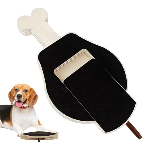 Nagelkratzbrett, Haustier-Schleifpad, Knochenförmiger Katzenschleifer, Haustierfreundliches Anti-Rutsch-Design, Welpennägel Schleifen für Pfotenpflege, Schleifpapier Welpen, ( /mittel/groß), 1 x von Gitekain