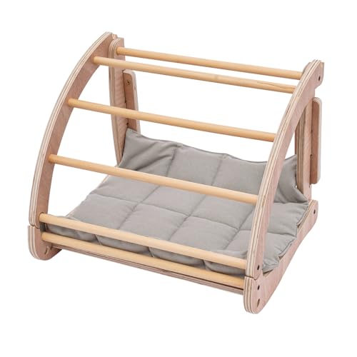 2PCS Katzenplattform LogFarbe,KatzenHängematte Wandmöbel aus Holz,Wandmontage AbnehmbarKatzenkletterwand mit Weiche Kissen Verdunkelungstücher Glatte Oberfläche für Katzen Gewicht von weniger als 15kg 2PCS Katzenplattform LogFarbe,KatzenHängematte Wandmöbel aus Holz,Wandmontage AbnehmbarKatzenkletterwand mit Weiche Kissen Verdunkelungstücher Glatte Oberfläche für Katzen Gewicht von weniger als 15kg von Giuffrida