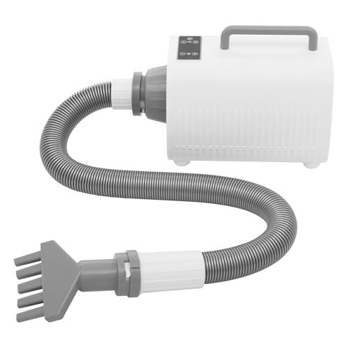 Hundetrockner 2100W,Haartrockner für Haustiere Einstellbares Design(1-9Geschwindigkeits Temperatureinstellung25-60°C),Hundehaartrockner mit LED-Anzeige Isolierter Griff Rutschfeste Füße LangesLuftrohr von Giuffrida