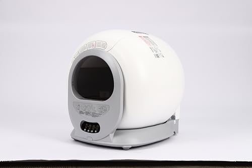 Weiß 65l Große Automatische Katzentoilette ABS Selbstreinigende Katzentoilette Mit Streuabscheider Katzenklo Selbstreinigend Mit Echtzeit-überwachung Für Wohnungen Tierhandlungen Tierkliniken von Giuffrida