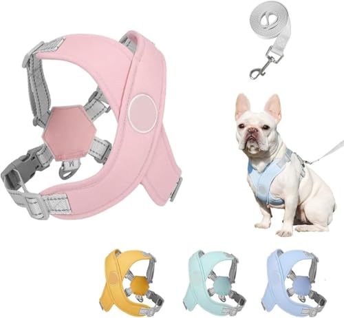 Chewie Gemütliches Geschirr, Getchewie Hundegeschirr, reflektierend, verstellbar, bequem, vielseitig einsetzbar, praktische Hundeweste, atmungsaktiv und bequem, Anti-Breakaway, für kleine, mittelgroße von Giurui