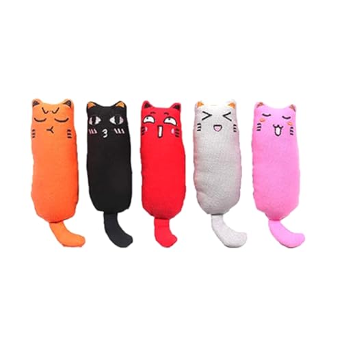 Giwnhvx Raschelgeräusch-Katzenminzenspielzeug, Katzenprodukte für Süße Katzen, Spielzeug für Kätzchen, Zähneknirschen, Katzenplüsch, Daumenkissen, Zubehör Giwnhvx Raschelgeräusch-Katzenminzenspielzeug, Katzenprodukte für Süße Katzen, Spielzeug für Kätzchen, Zähneknirschen, Katzenplüsch, Daumenkissen, Zubehör von Giwnhvx