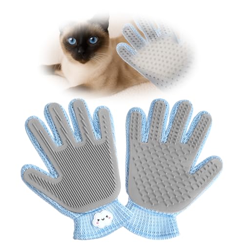 Gjinxi 2-in-1-Pflegehandschuh für Katzen und Hunde, effiziente Enthaarungsbürste, langer, kurzer Fellentfernungshandschuh, sanfte Massage für Welpen, Kätzchen, Baden, Fellpflege, Bürste, Werkzeug Gjinxi 2-in-1-Pflegehandschuh für Katzen und Hunde, effiziente Enthaarungsbürste, langer, kurzer Fellentfernungshandschuh, sanfte Massage für Welpen, Kätzchen, Baden, Fellpflege, Bürste, Werkzeug von Gjinxi