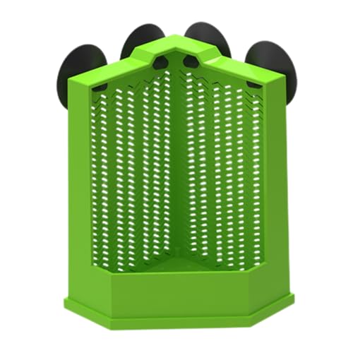 GjnjfdF Bartagamen Futter Napf | Saugnapf Einsiedlerkrebs Futterschale Gecko Futterautomat | Anti Flucht Kletter Futterbehälter Für Terrarium Züchter Anfänger Halter | Landschildkröte von GjnjfdF