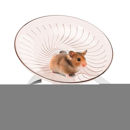 GjnjfdF Hamster Rad, Leises Laufrad, Klare Design Fliegende Untertasse Laufrad Für Kleine Haustiere Wie Igel Mäuse Gerbils Stressabbau von GjnjfdF