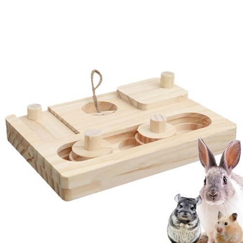 GjnjfdF Kaninchen Anreicherung Spielzeug Kaninchen Suchspielzeug Hamster Behandlungspensator Kauspielzeug Kleintiere Kauspielzeug Pädagogisches Zubehör für Haustiere von GjnjfdF