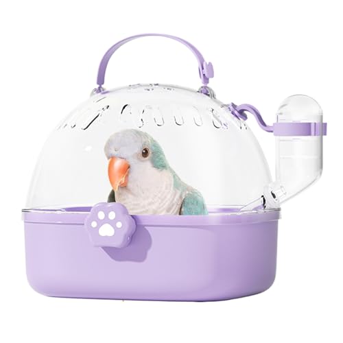 GjnjfdF Papageienträger, Vogel Reiseträger,Vogel Reise Cage Carrier | Tragbarer Kompaktträger mit Wasserflasche für Wilde kleine Sittiche im Freien von GjnjfdF