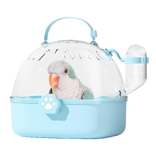 GjnjfdF Vogelträger -Reisekäfig, Papageienträger,Vogel Reise Cage Carrier | Tragbarer Kompaktträger mit Wasserflasche für Wilde kleine Sittiche im Freien GjnjfdF Vogelträger -Reisekäfig, Papageienträger,Vogel Reise Cage Carrier | Tragbarer Kompaktträger mit Wasserflasche für Wilde kleine Sittiche im Freien von GjnjfdF