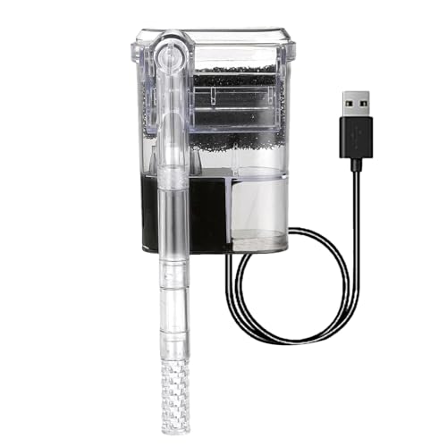 GkgWuxf Aquarium-Außenfilterpumpe, Aquarium-Filterpumpe,Einstellbarer Durchflussfilter | Leise Aquariumfilter, hängender Aquariumfilter, USB-Fischschildkrötentankfilter, Aquariumzubehör für sauberes GkgWuxf Aquarium-Außenfilterpumpe, Aquarium-Filterpumpe,Einstellbarer Durchflussfilter | Leise Aquariumfilter, hängender Aquariumfilter, USB-Fischschildkrötentankfilter, Aquariumzubehör für sauberes von GkgWuxf