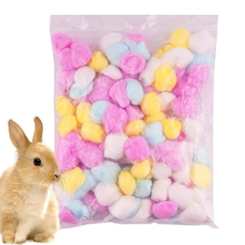 GkgWuxf Hamster-Baumwollbällchen,Hamster-Baumwollbettwäsche, Wattebausch-Füller für Haustiernest, Warmes Hamster-Bettwäsche-Kissen, Set mit 100 Hamsterbett-Baumwollbällchen, Winterbettwäsche für GkgWuxf Hamster-Baumwollbällchen,Hamster-Baumwollbettwäsche, Wattebausch-Füller für Haustiernest, Warmes Hamster-Bettwäsche-Kissen, Set mit 100 Hamsterbett-Baumwollbällchen, Winterbettwäsche für von GkgWuxf