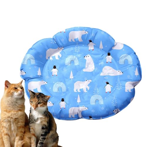 GkgWuxf Haustierkühlmatten für Hunde, Hundekühlmatte,Outdoor Cool Pet Pad | Nicht rutschfeste wasserdichte waschbare tierische Katzenhundkühlmatte für Outdoor-Bettsofa von GkgWuxf