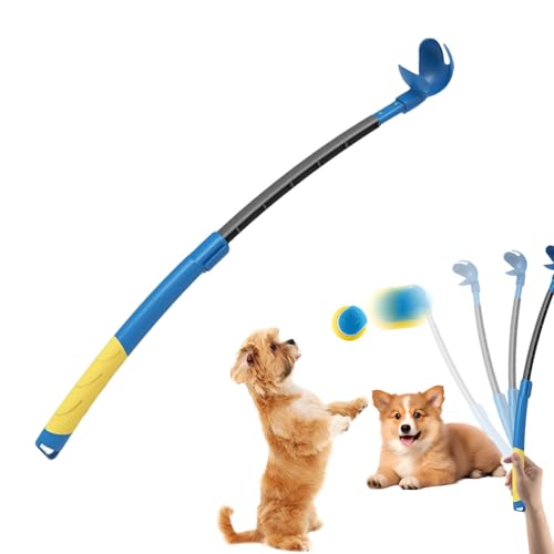GkgWuxf Hunde Tennisball, Wurfstab Als Trainingsgerät Für Hunde, Verstellbarer Einfaches Aufnehmen Reaktionstrainer Für Alle Hunderassen GkgWuxf Hunde Tennisball, Wurfstab Als Trainingsgerät Für Hunde, Verstellbarer Einfaches Aufnehmen Reaktionstrainer Für Alle Hunderassen von GkgWuxf