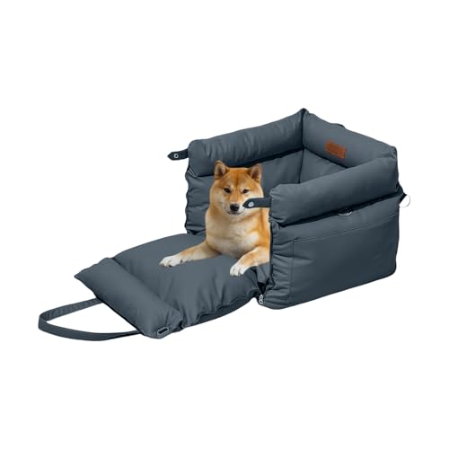 GkgWuxf Hundesitz, Waschbarer Autositz Für Kleine Und Mittelgroße Hunde, Allwetter Bissfestes Hundebett mit Aufbewahrungstasche für Lange Fahrten Camping Wohnmobilreisen und Pendeln GkgWuxf Hundesitz, Waschbarer Autositz Für Kleine Und Mittelgroße Hunde, Allwetter Bissfestes Hundebett mit Aufbewahrungstasche für Lange Fahrten Camping Wohnmobilreisen und Pendeln von GkgWuxf