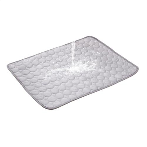GkgWuxf Kühlmatte für Hunde, Hundekühlkissen - Coole Haustiermatte - Schlafmatratze für waschbarer Hund, atmungsable Decke für Zwinger, Kisten und Betten absorbierende Decke GkgWuxf Kühlmatte für Hunde, Hundekühlkissen - Coole Haustiermatte - Schlafmatratze für waschbarer Hund, atmungsable Decke für Zwinger, Kisten und Betten absorbierende Decke von GkgWuxf