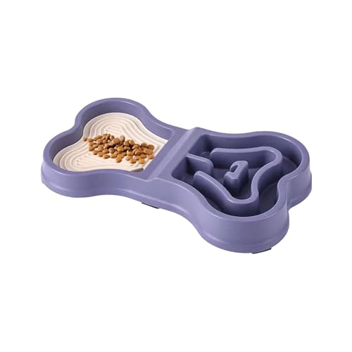 GkgWuxf Nicht -Slip -Welpenschale, Essen und Wasserschalen - Langsame Essschalen-Anti-Slip-Design | Tragbare sichere Feeder für Haustierhunde Welpe Home Reisen im Innenbereich im Freien von GkgWuxf