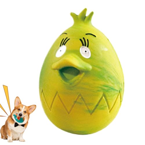 GkgWuxf Quietschendes Osterei-Hundespielzeug, Gummi-Ei-Hundespielzeug | Interaktives Hunde-Ei-Spielzeug aus Gummi,Buntes Huhn-Form-Ostern-Haustier-Ei-Spielzeug, für kleine Hunde oder große Hunde GkgWuxf Quietschendes Osterei-Hundespielzeug, Gummi-Ei-Hundespielzeug | Interaktives Hunde-Ei-Spielzeug aus Gummi,Buntes Huhn-Form-Ostern-Haustier-Ei-Spielzeug, für kleine Hunde oder große Hunde von GkgWuxf