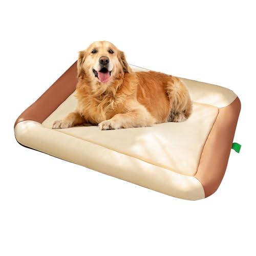 GkgWuxf Waschbares Wasserfestes Hundebett | Hundematte Für Welpen & Schlafunterlage - Weiches Antirutsch-Kuschelbett Für Schlafzimmer, Arbeitszimmer & Wohnzimmer Mit Hochwertiger Katzenkissen GkgWuxf Waschbares Wasserfestes Hundebett | Hundematte Für Welpen & Schlafunterlage - Weiches Antirutsch-Kuschelbett Für Schlafzimmer, Arbeitszimmer & Wohnzimmer Mit Hochwertiger Katzenkissen von GkgWuxf