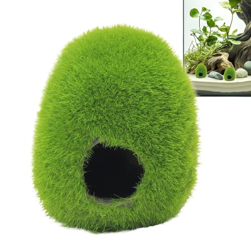 Gkumgwo Aquarium-Verstecken für Fische, Mooshöhle, Versteck, Dekoration, geräumige, realistische, multifunktionale, abnehmbare Höhle zum Verstecken von Salzwasser, , Ecken, Süßwasserzucht Gkumgwo Aquarium-Verstecken für Fische, Mooshöhle, Versteck, Dekoration, geräumige, realistische, multifunktionale, abnehmbare Höhle zum Verstecken von Salzwasser, , Ecken, Süßwasserzucht von Gkumgwo
