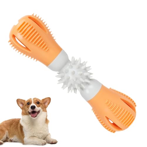 Gkumgwo Hunde-Kauspielzeug | Hantel Hundekauspielzeug | Robuster Gummi-Zahnbürstenstab, interaktives Hundezahnreinigungsspielzeug für kleine, mittelgroße und große Hunde Gkumgwo Hunde-Kauspielzeug | Hantel Hundekauspielzeug | Robuster Gummi-Zahnbürstenstab, interaktives Hundezahnreinigungsspielzeug für kleine, mittelgroße und große Hunde von Gkumgwo