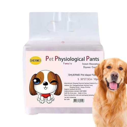 Gkumgwo Hundewindeln für Hunde, auslaufsichere, saugfähige Windelhose für männliche Hündinnen, Haustierzubehör, Urinwindeln für Bewegung, Ausgehen, Spazierengehen, Fernreisen Gkumgwo Hundewindeln für Hunde, auslaufsichere, saugfähige Windelhose für männliche Hündinnen, Haustierzubehör, Urinwindeln für Bewegung, Ausgehen, Spazierengehen, Fernreisen von Gkumgwo