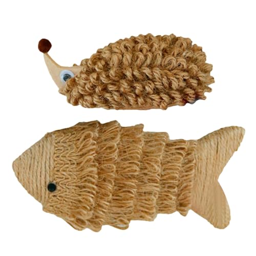 Gkumgwo Interaktives Katzenspielzeug, Katzenkratzpad,Handgefertigte Kauspielzeuge und Katzenkratzpads - Katzenminze-Spielzeug mit Fisch- und Igel-Design, sicheres Katzenspielzeug, unterhaltsam, Gkumgwo Interaktives Katzenspielzeug, Katzenkratzpad,Handgefertigte Kauspielzeuge und Katzenkratzpads - Katzenminze-Spielzeug mit Fisch- und Igel-Design, sicheres Katzenspielzeug, unterhaltsam, von Gkumgwo