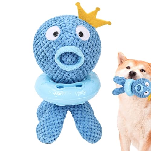 Gkumgwo Kauspielzeug für Welpen, Cartoon-Hunde-Kauspielzeug, Unterhaltungszubehör mit Futterring, helle Farben, Welpen-Sound-Spielzeug für Zuhause, Ausflüge Gkumgwo Kauspielzeug für Welpen, Cartoon-Hunde-Kauspielzeug, Unterhaltungszubehör mit Futterring, helle Farben, Welpen-Sound-Spielzeug für Zuhause, Ausflüge von Gkumgwo