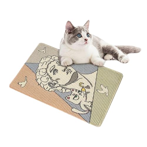 Gkumgwo Kratzmatte für den Boden, Cartoon-Pad, Haustier-Kratzmatte, für den Innenbereich, gelangweilte Katzen, Unterhaltungs-Kratzer, Ruhe-Trainingsmatte für kleine, mittelgroße und große Katzen Gkumgwo Kratzmatte für den Boden, Cartoon-Pad, Haustier-Kratzmatte, für den Innenbereich, gelangweilte Katzen, Unterhaltungs-Kratzer, Ruhe-Trainingsmatte für kleine, mittelgroße und große Katzen von Gkumgwo