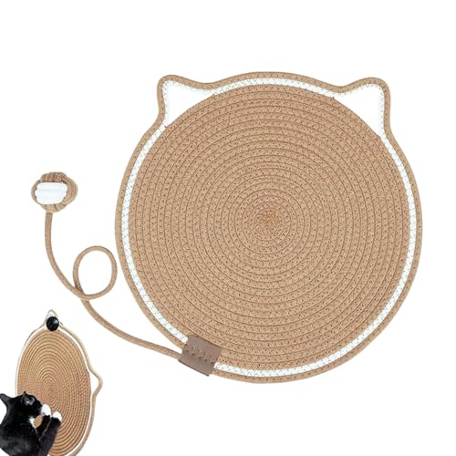 Gkumgwo Kratzpolster für Katzen, horizontaler Katzenkratzer,Runde horizontale Bodenkratzen mit Spielzeug | Katzenbett, Haustierzubehör, Möbelschutz für Wand, Couch, Teppiche, Sofas Gkumgwo Kratzpolster für Katzen, horizontaler Katzenkratzer,Runde horizontale Bodenkratzen mit Spielzeug | Katzenbett, Haustierzubehör, Möbelschutz für Wand, Couch, Teppiche, Sofas von Gkumgwo