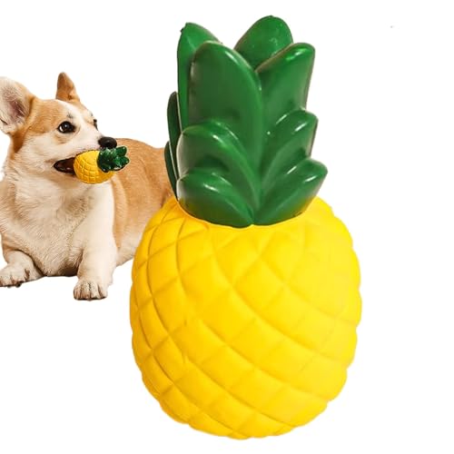 Gkumgwo Weiches, quietschendes Hundespielzeug,Quietschendes Hundespielzeug - Ananas-Welpen-Kauspielzeug,Lustiges, quietschendes Kauspielzeug für Haustiere, interaktives Kauspielzeug für Hunde mit Gkumgwo Weiches, quietschendes Hundespielzeug,Quietschendes Hundespielzeug - Ananas-Welpen-Kauspielzeug,Lustiges, quietschendes Kauspielzeug für Haustiere, interaktives Kauspielzeug für Hunde mit von Gkumgwo