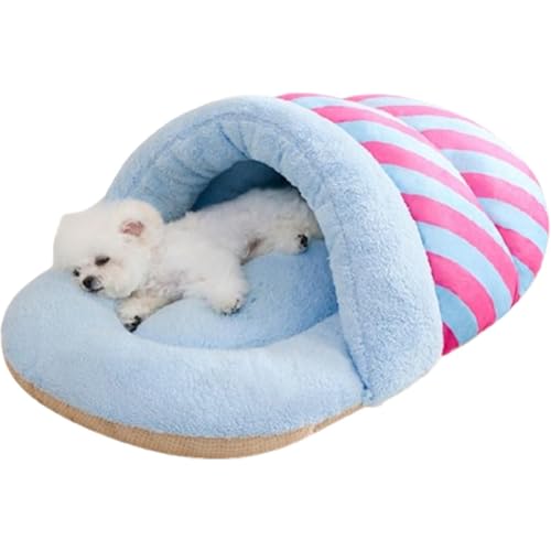 Gkumgwo Winter-Katzenhöhlenbett | Plüsch-Winter-Hausschuhe, Katzennest, halbgeschlossenes Design, Haustier-Schlafwerkzeug für Hunde, Katzen, Kaninchen und andere Kleintiere Gkumgwo Winter-Katzenhöhlenbett | Plüsch-Winter-Hausschuhe, Katzennest, halbgeschlossenes Design, Haustier-Schlafwerkzeug für Hunde, Katzen, Kaninchen und andere Kleintiere von Gkumgwo