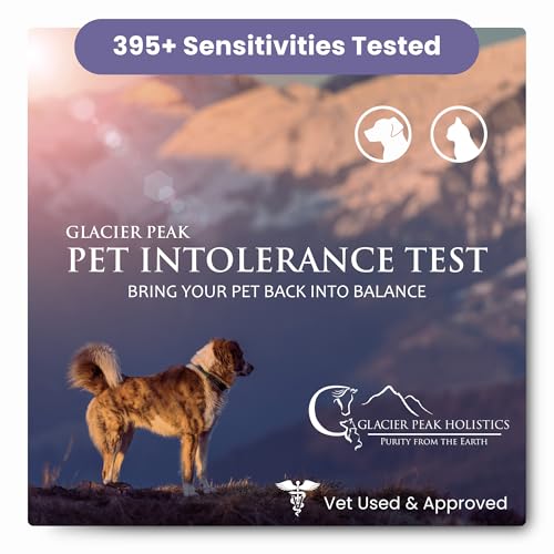 Glacier Peak Holistics - Das Original Pet Wellness Life Stress Scan | Einfaches Haar- und Speichelsammel-Set für zu Hause zum Testen von über 300 Futter- und Umweltbelastungen und Empfindlichkeit bei von Glacier Peak Holistics