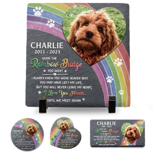 Glad Gua Personalisierte Gedenksteine für Haustiere – Gedenkgeschenke für Haustiere, Gedenkgeschenke für den Verlust des Hundes, Beileidsgeschenk für den Verlust der Katze, Haustierverlust, Glad Gua Personalisierte Gedenksteine für Haustiere – Gedenkgeschenke für Haustiere, Gedenkgeschenke für den Verlust des Hundes, Beileidsgeschenk für den Verlust der Katze, Haustierverlust, von Glad Gua