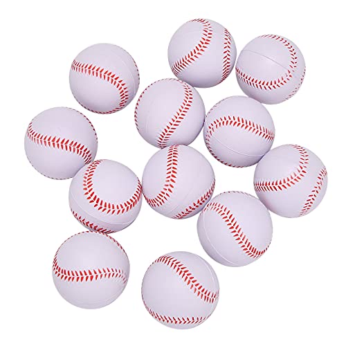 Glakyur Baseball-Softball aus Schaumstoff, 22,9 cm, für Erwachsene, Jugendliche, Training, Sport, Schlagball für Spiel, Pitching Fangen, Training, 12 Stück von Glakyur