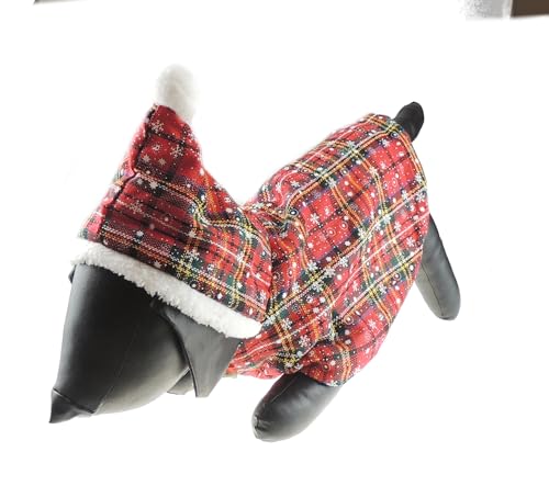 Festliches Weihnachts-Outfit für kleine Hunde, Welpen, Katzen, Kätzchen, Fleece, warm, Winter, Mädchen, Jungen, Pullover, Mantel, Kleidung, Kapuzenpullover, Kostüm, Kostüm-Ideen, Kleid, rot, schwarz, Festliches Weihnachts-Outfit für kleine Hunde, Welpen, Katzen, Kätzchen, Fleece, warm, Winter, Mädchen, Jungen, Pullover, Mantel, Kleidung, Kapuzenpullover, Kostüm, Kostüm-Ideen, Kleid, rot, schwarz, von Glamour Girlz