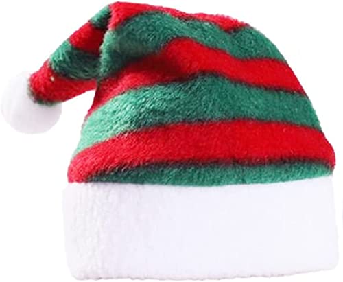 Glamour Girlz Weihnachtsmütze für kleine Hunderassen, Rot / Grün gestreift, Rot / Grün von Glamour Girlz