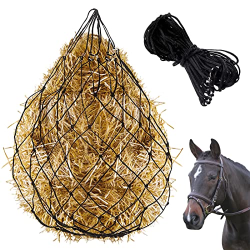 Glarks 1 Stück 101,6 cm Ultra Slow Feed Heunetz, schwarz, groß, strapazierfähig, Poly-Pferde-Heunetz, für Anhänger und Stall, simuliert Weide, reduziert Abfall Glarks 1 Stück 101,6 cm Ultra Slow Feed Heunetz, schwarz, groß, strapazierfähig, Poly-Pferde-Heunetz, für Anhänger und Stall, simuliert Weide, reduziert Abfall von Glarks