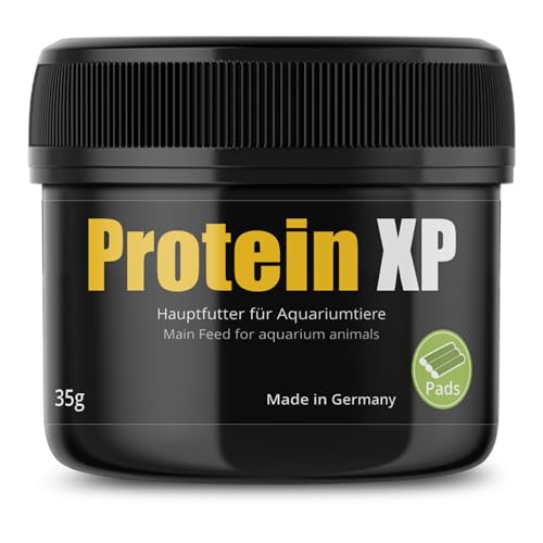 GlasGarten Protein XP | 35g – Proteinfutter für Ziergarnelen, Schnecken & Krebse, optimal für die Nachzucht & als Aufzuchtfutter, aus 100% natürlichen Zutaten von GlasGarten