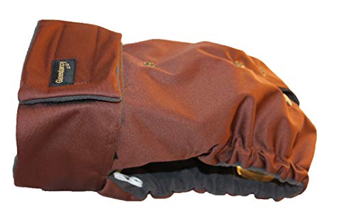 Glenndarcy Hündin Windel - Verstellbare Flexi-Hose - (Size Large to XXL Pants & 2 Washable Pads, Coffee) von Glenndarcy