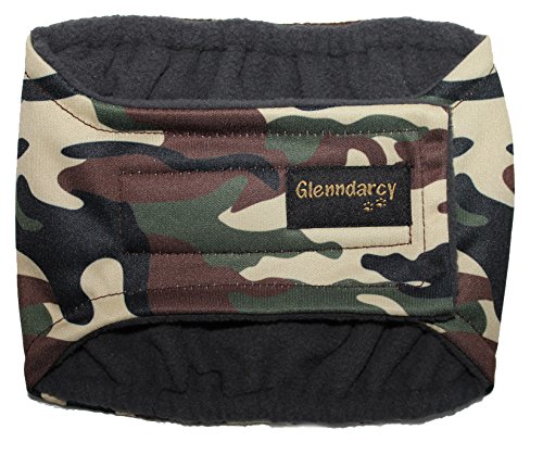 Glenndarcy Männlicher Hundewindeln - Urininkontinenz - (Large Band only, Camouflage) von Glenndarcy