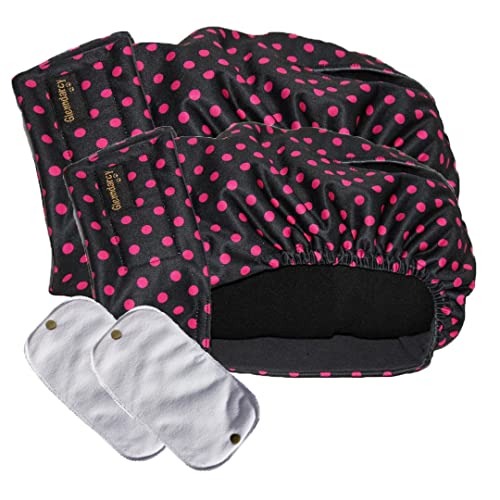 Glenndarcy Windeln für Hündinnen, Größe XXXL, Schwarz / Rosa mit Punkten, 2 Stück Glenndarcy Windeln für Hündinnen, Größe XXXL, Schwarz / Rosa mit Punkten, 2 Stück von Glenndarcy