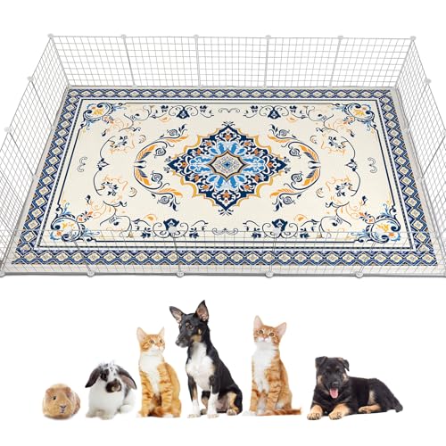 Glittme Meerschweinchen-Käfigeinlagen, 200 x 140 cm, wiederverwendbare und waschbare Meerschweinchen-Pads, Meerschweinchen, Bettwäsche, super saugfähig, rutschfeste Unterlage für kleine Tiere Glittme Meerschweinchen-Käfigeinlagen, 200 x 140 cm, wiederverwendbare und waschbare Meerschweinchen-Pads, Meerschweinchen, Bettwäsche, super saugfähig, rutschfeste Unterlage für kleine Tiere von Glittme