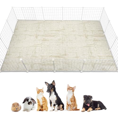 Glittme Meerschweinchen-Käfigeinlagen, 200 x 140 cm, wiederverwendbare und waschbare Meerschweinchen-Pads, Meerschweinchen, Bettwäsche, super saugfähig, rutschfeste Unterlage für kleine Tiere von Glittme