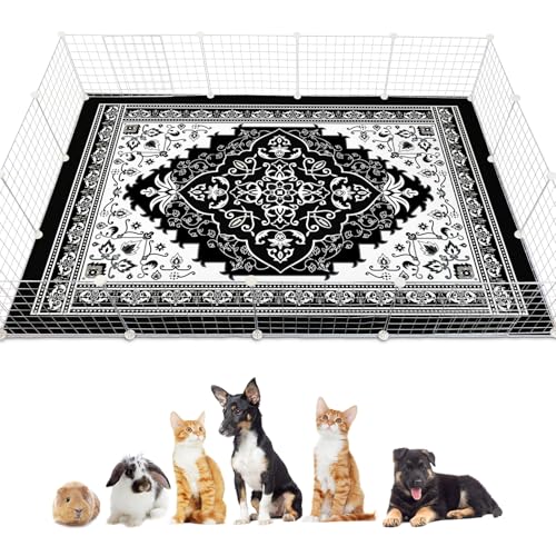 Glittme Meerschweinchen-Käfigeinlagen, 200 x 140 cm, wiederverwendbare und waschbare Meerschweinchen-Pads, Meerschweinchen, Bettwäsche, super saugfähig, rutschfeste Unterlage für kleine Tiere Glittme Meerschweinchen-Käfigeinlagen, 200 x 140 cm, wiederverwendbare und waschbare Meerschweinchen-Pads, Meerschweinchen, Bettwäsche, super saugfähig, rutschfeste Unterlage für kleine Tiere von Glittme