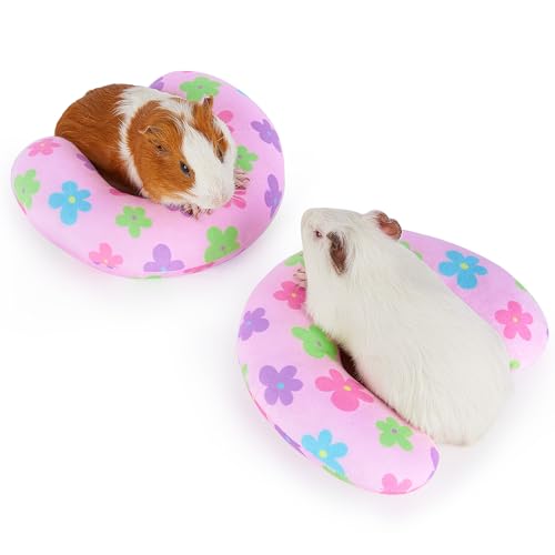 Glittme Meerschweinchenbett, U-förmiges Kaninchenbett, maschinenwaschbar, Meerschweinchen-Kissen, weiches Meerschweinchen-Zubehör für Meerschweinchen, Kaninchen, Frettchen, Kätzchen, Katzenkissen Glittme Meerschweinchenbett, U-förmiges Kaninchenbett, maschinenwaschbar, Meerschweinchen-Kissen, weiches Meerschweinchen-Zubehör für Meerschweinchen, Kaninchen, Frettchen, Kätzchen, Katzenkissen von Glittme