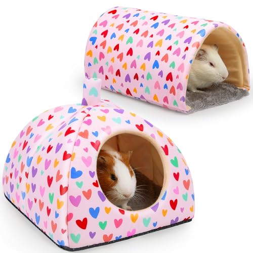 Meerschweinchenversteck Glittme Weiches Meerschweinchenbett und Tunnel, 2 Pack Waschbarer Meerschweinchentunnel mit Haus Meerschweinchen Zubehör für Hamster, Kaninchen, Hase, Kleintier Meerschweinchenversteck Glittme Weiches Meerschweinchenbett und Tunnel, 2 Pack Waschbarer Meerschweinchentunnel mit Haus Meerschweinchen Zubehör für Hamster, Kaninchen, Hase, Kleintier von Glittme